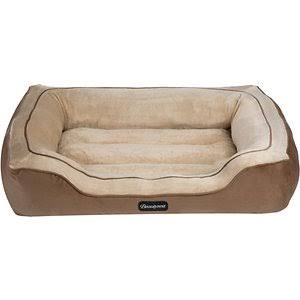 Beautyrest Cozy Cuddler Dog Cat Bed, Brown, KO4MCL_U1AA