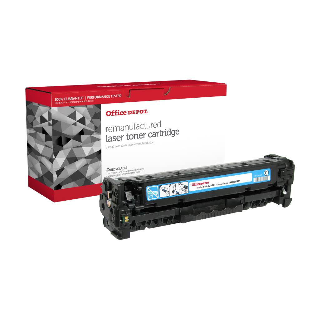 Office Depot Brand OD305AC Remanufactured Cyan Toner Cartridge NFK0MV_SKVL
