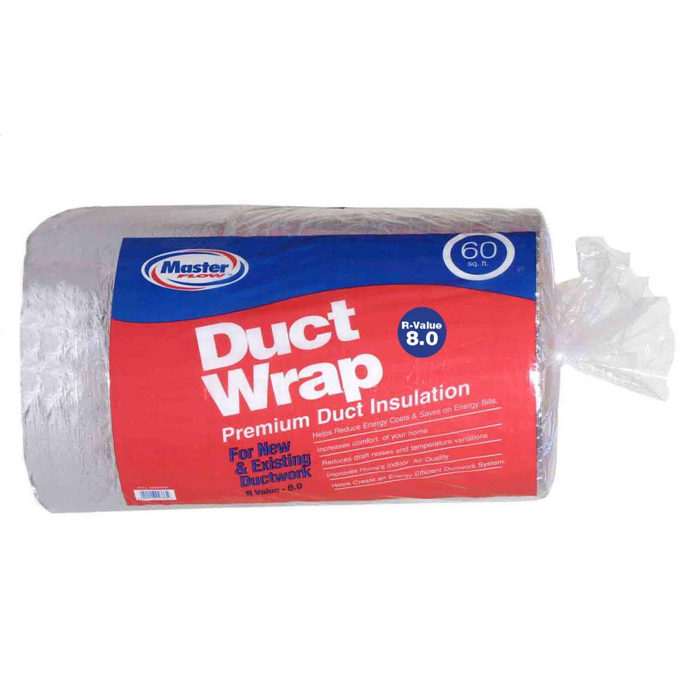 Master Flow 60 Sq. ft. R-8 Insulated Duct Wrap RFZRMO_RYJ2