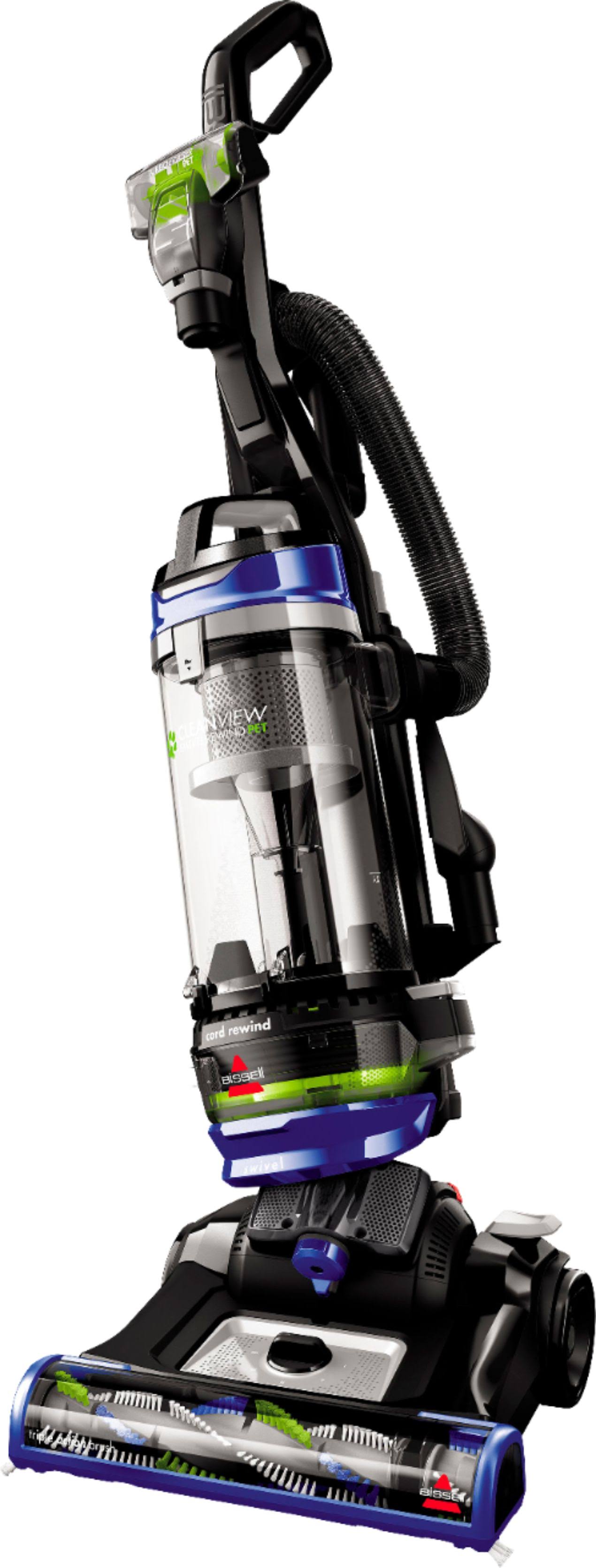 Bissell - Cleanview Bagless Pet Upright Vacuum - Cobalt Blue/Black/Cha Cha 1JFA6X_3X9Y
