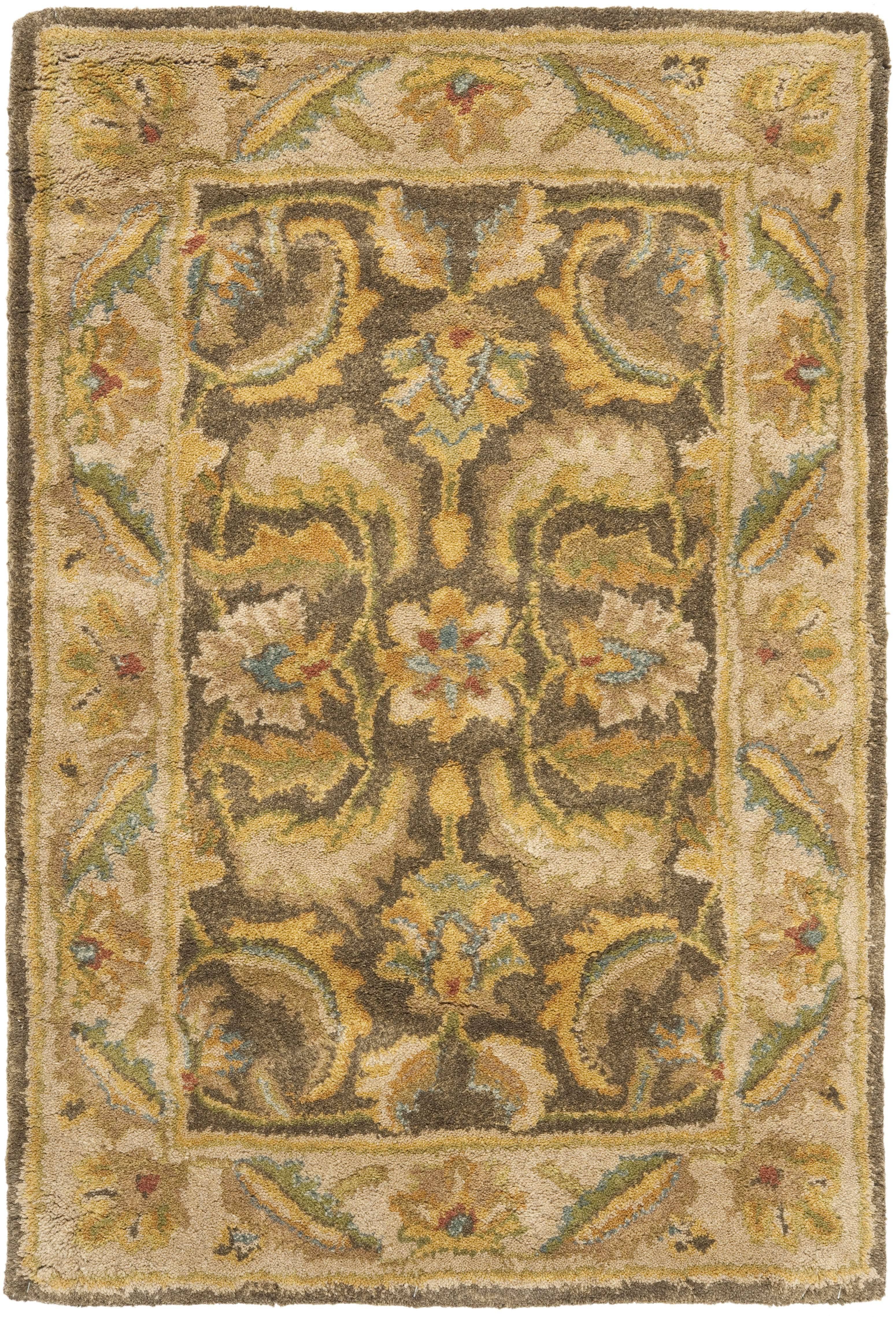 Safavieh Heritage HG964A Area Rug - Green/Beige, Size 4' x 6' LKEVWX_K30N