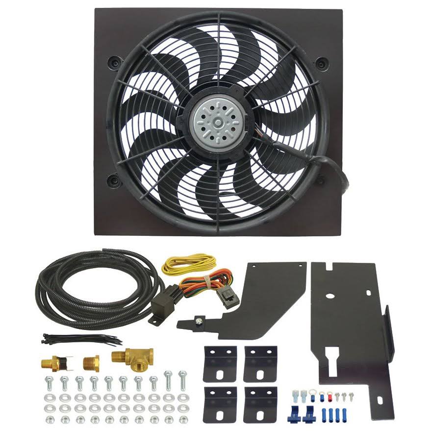 Derale 20161 Jeep Wrangler Direct Fit Electric Fan 7XLREK_DZUK