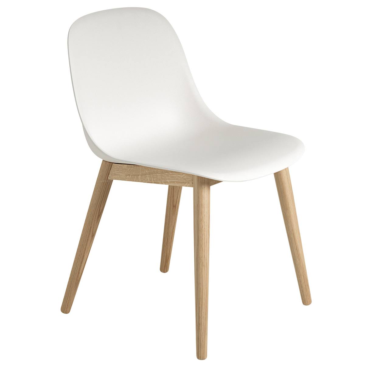 Muuto - Fiber Side Chair Wood Base, Oak / ZF9DDA_4V5U