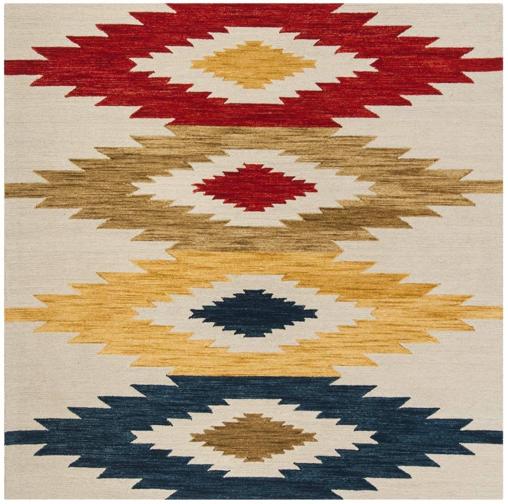 Safavieh Aspen APN704A Ivory / Multi 7' x 7' QOXYI8_SNNF