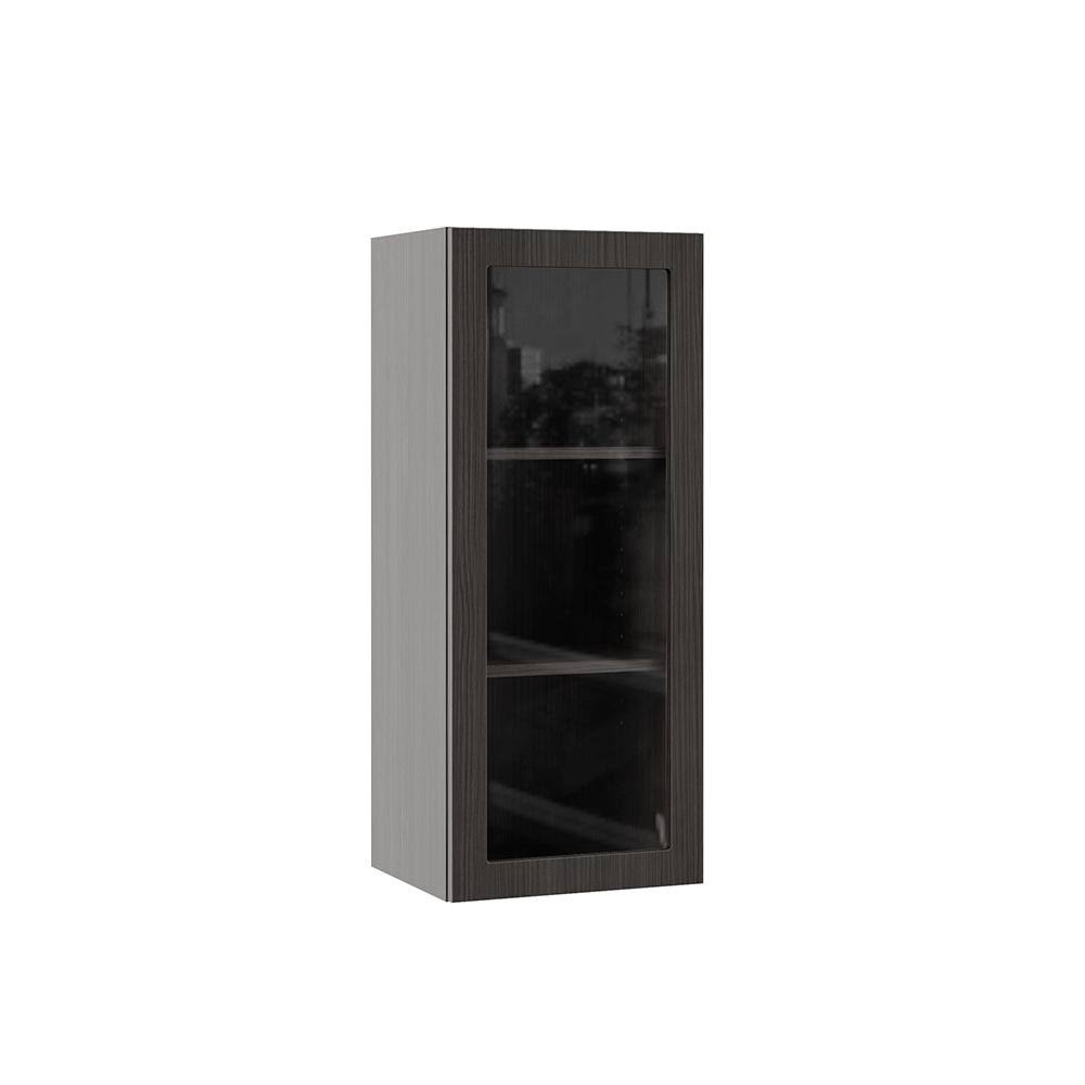 Hampton Bay Designer Series Edgeley Assembled 15x36x12 in. Wall Kitchen Cabinet with Glass Door in ER7TB6_UEFZ