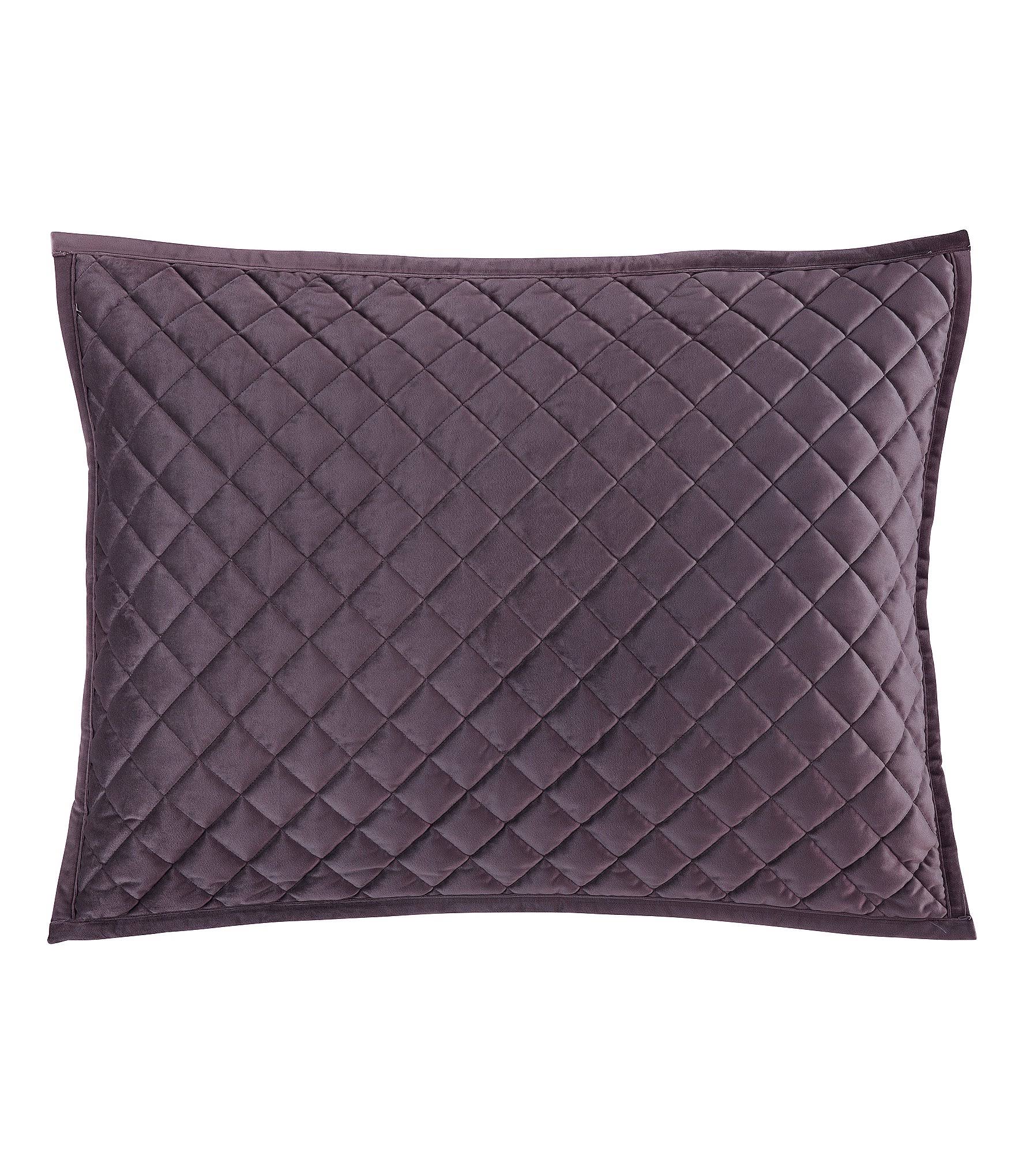 HiEnd Accents Velvet Quilted Sham - Amethyst Standard NUCHEF_KHJW
