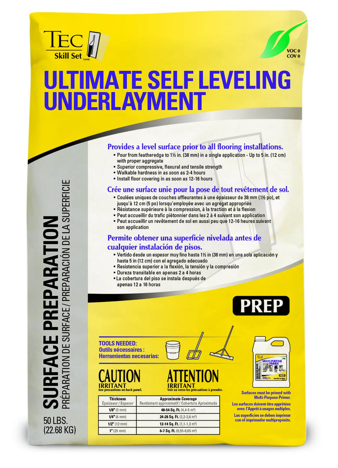 Tec Skill Set 50-lb Powder Self-Leveling Underlayment | 4STRDN_BQN8