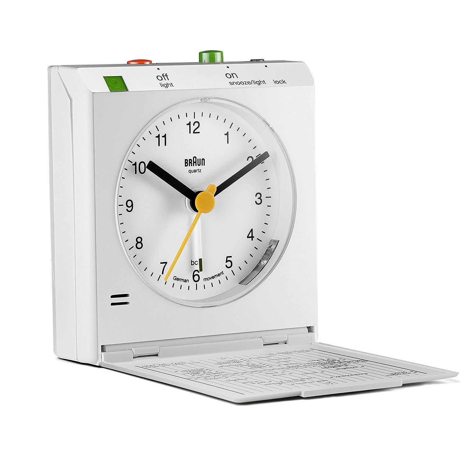 Braun Travel Alarm Clock | BFTBUX_4UBM