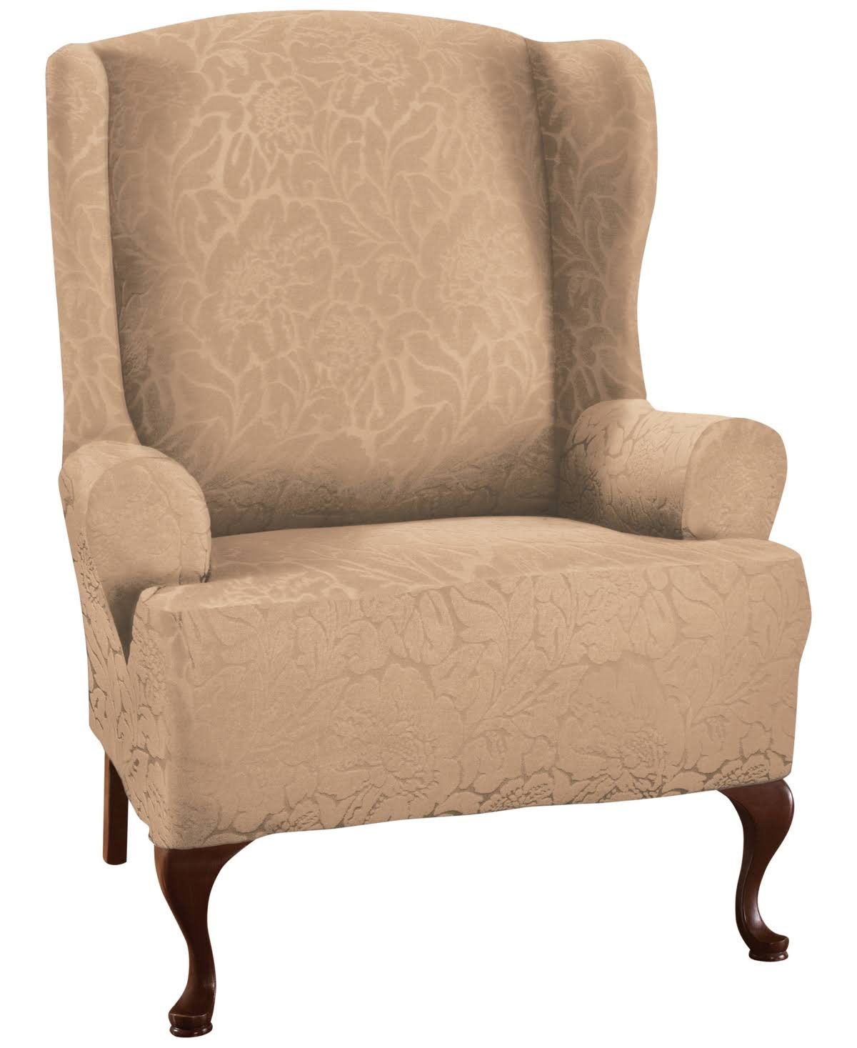 Stretch Sensations Stretch Floral Wing Chair Slipcover 8WHHGQ_10B2