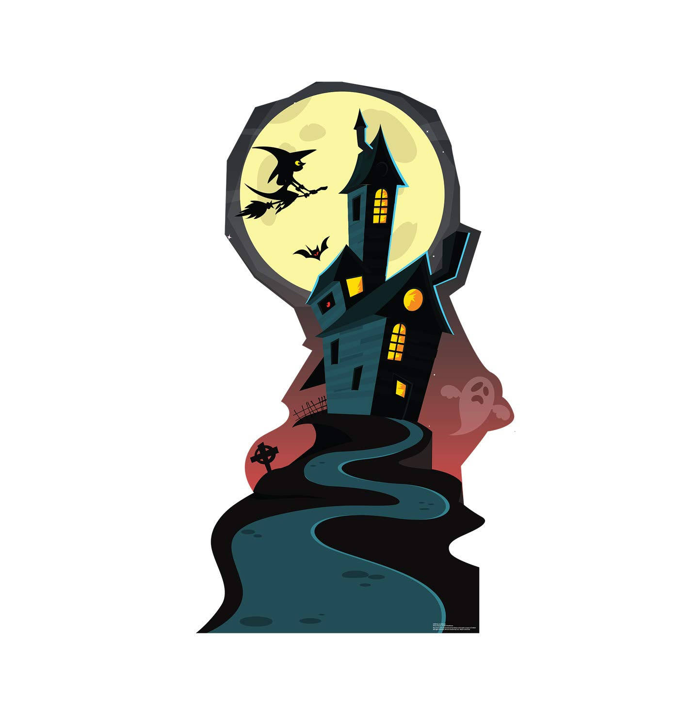 Advanced Graphics Halloween Haunted House Cardboard 8SJMZF_QFTK