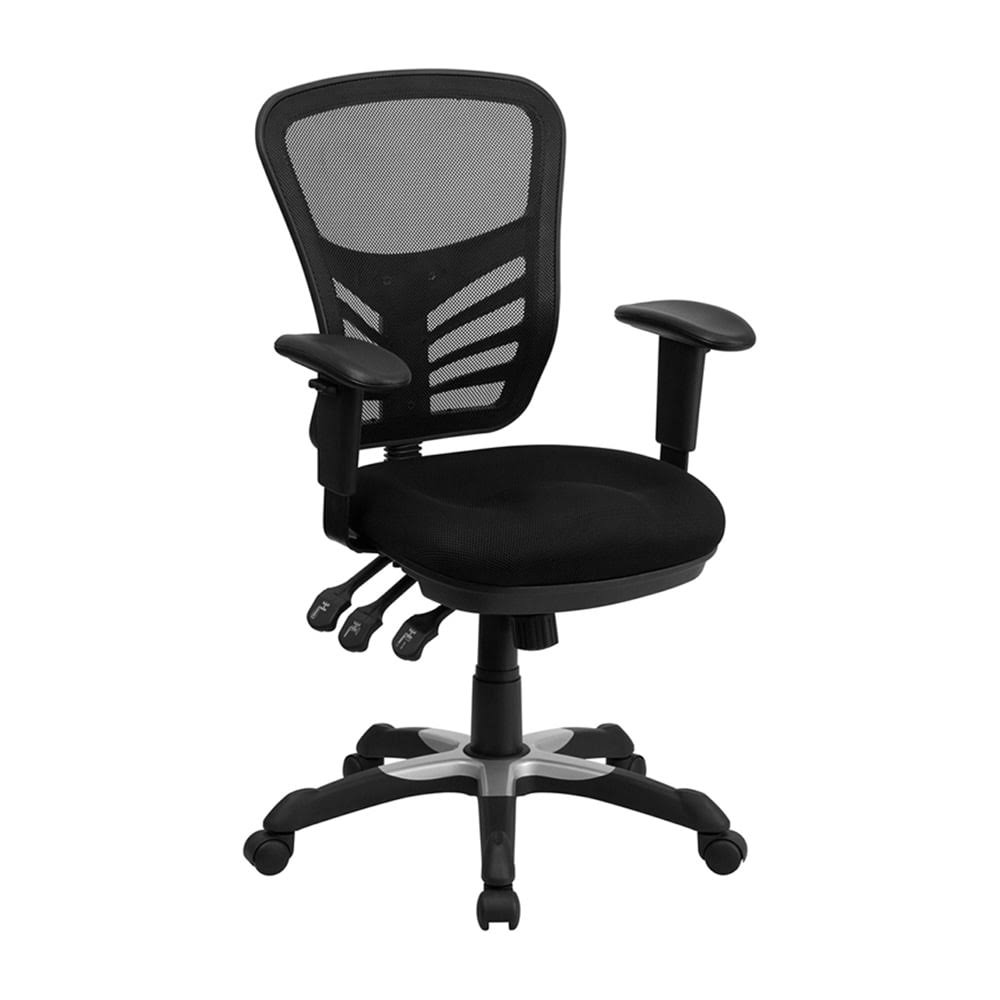 Offex Mid-Back Mesh Desk Chair, 6MGSBK_TVHI