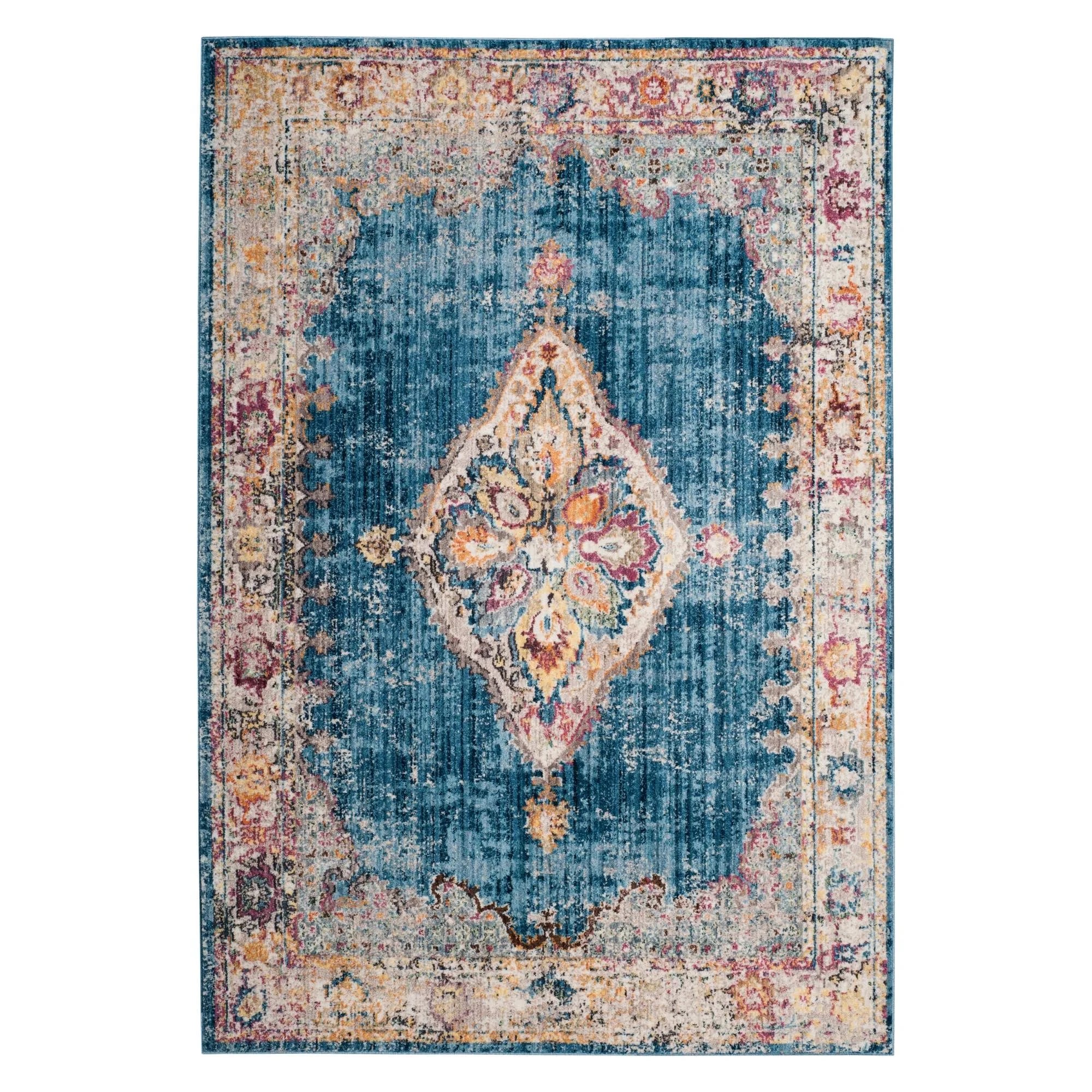 Safavieh BTL348C Bristol Blue / Ivory Area Rug - 9' x 12' 2QN6Z1_OYKN
