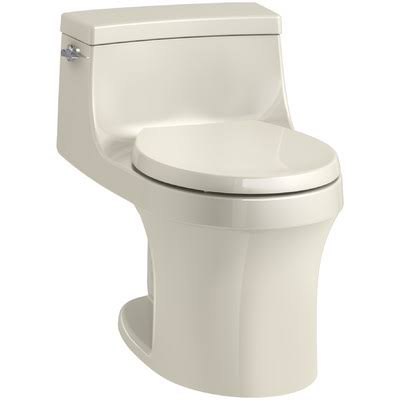 Kohler K-4007 San Souci 1 Piece Round-Front 1.28 GPF Toilet with AquaPiston Flushing 10QHAN_XZEU