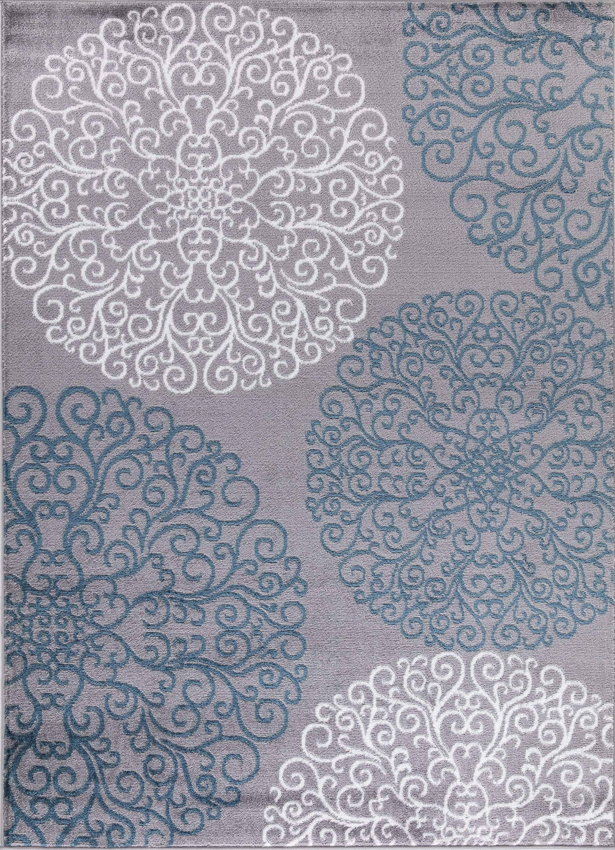 Concord Global Madison Scrolls Area Rug - Grey 7'VBDIC2_OGW5