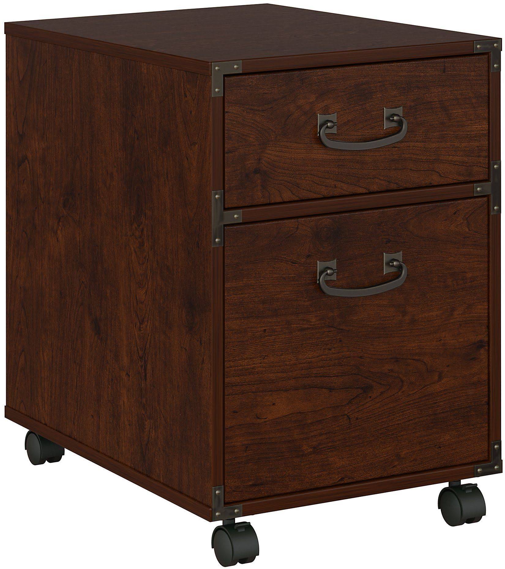 Kathy Ireland Home by Bush Furniture Ironworks 2 Drawer Mobile File Cabinet, Coastal I9K2XC_K8LE