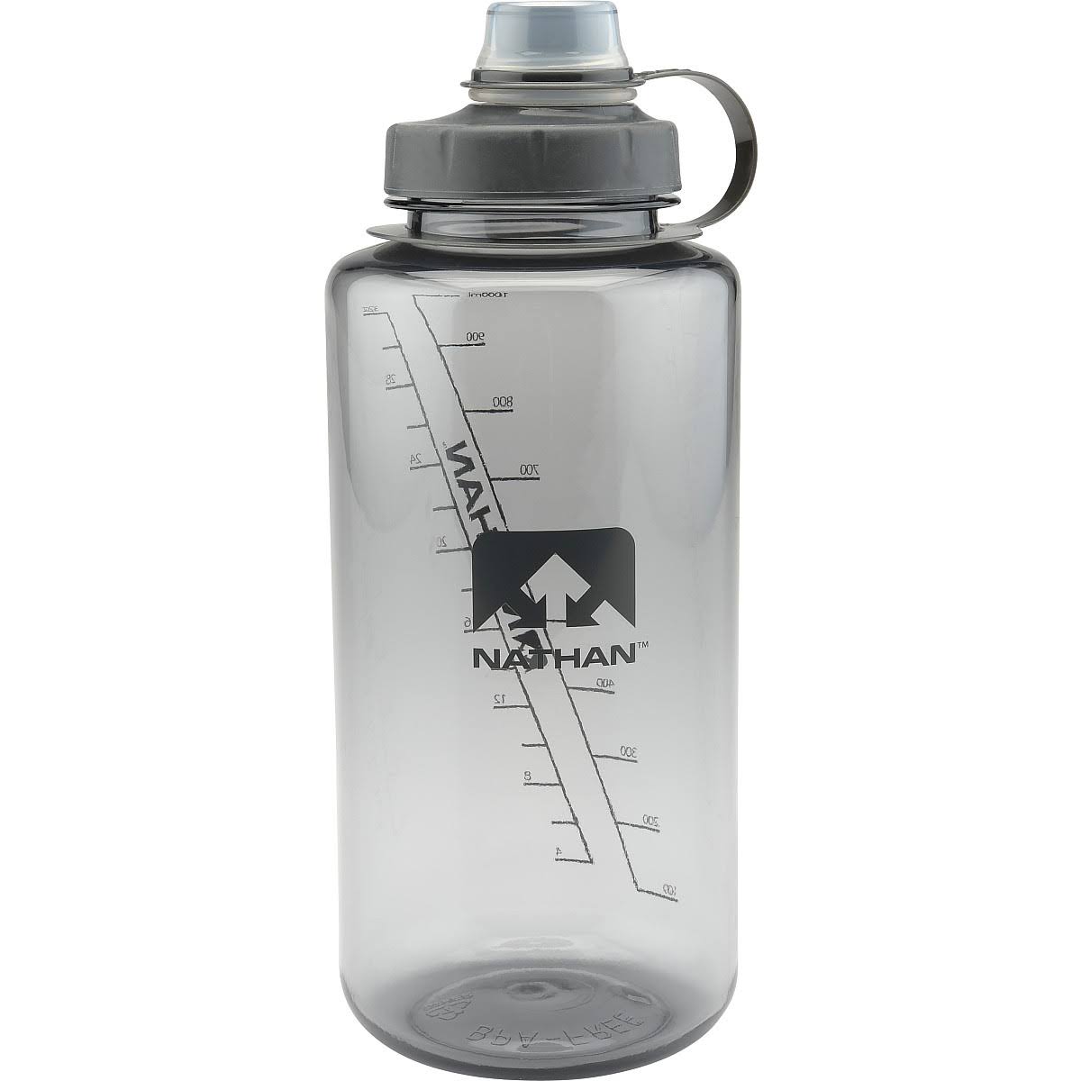 Nathan Big Shot Narrow Mouth Water Bottle, Grey - 1 L COTG25_HETN