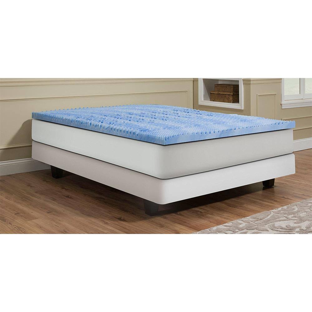 Independent Furniture Supply 5 Zone Convoluted King Gel Memory Am Topper, EEGH7G_YY7Q