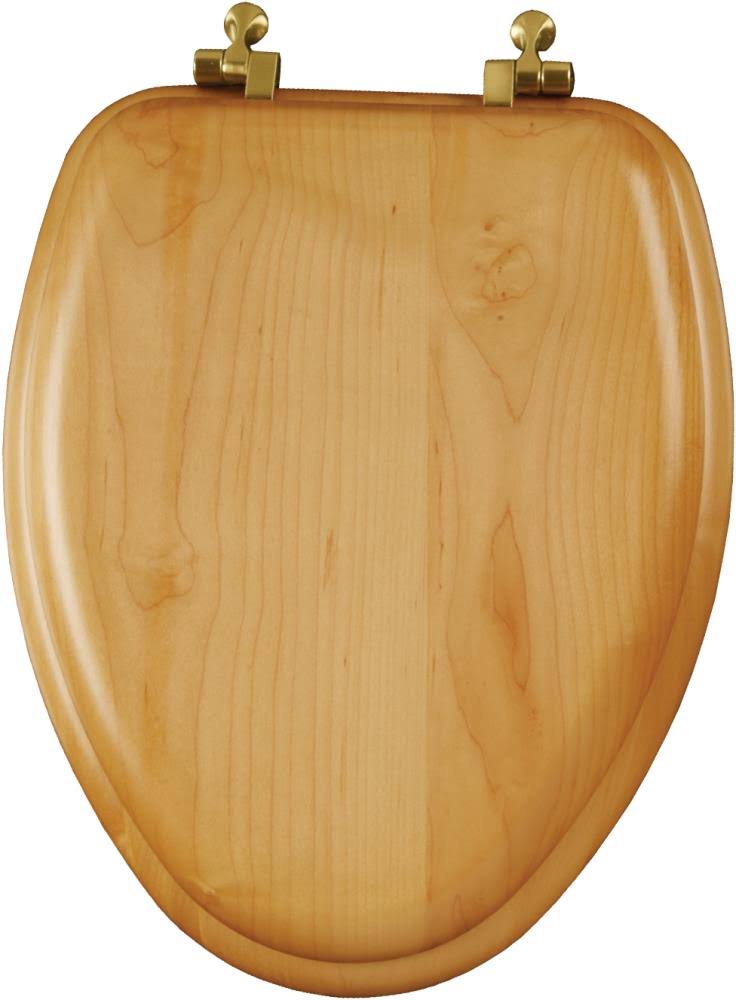 Mayfair Elongated Natural Oak Natural Reflections Toilet 52WEGY_KNME