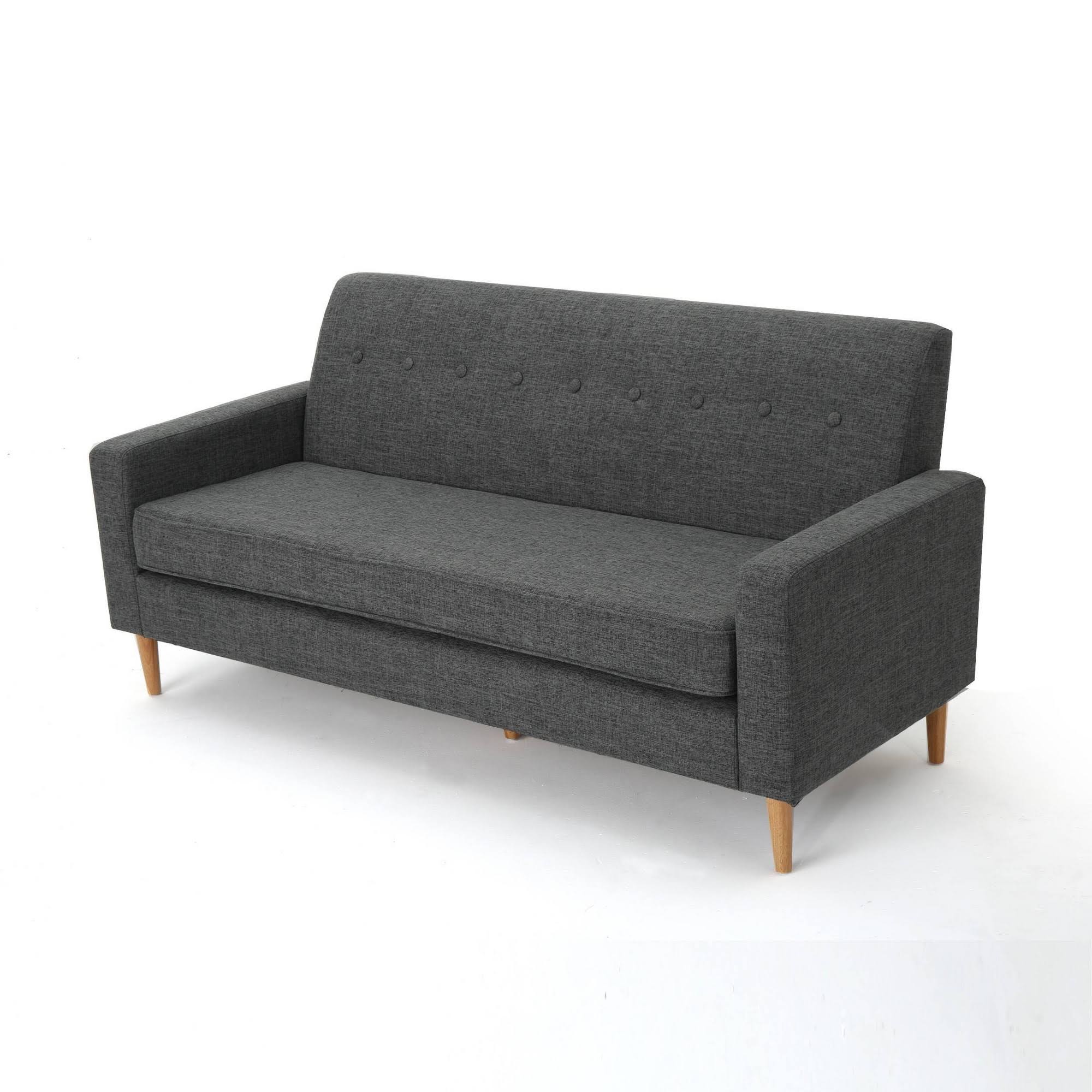 Christopher Knight Home Sawyer Mid Century Modern 3-Seater Fabric Sofa by, RZQ4CZ_CRXV Christopher Knight Home Sawyer Mid Century Modern 3-Seater Fabric Sofa by, RZQ4CZ_CRXV