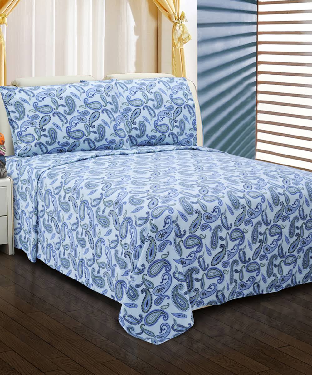 Superior Cotton Flannel Paisley Sheet Set Twin XL Light XRWKLH_URJB