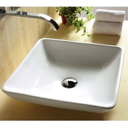 Caracalla CA4322 Ceramica Ceramic Square Vessel Bathroom ZL2IJU_HHWJ