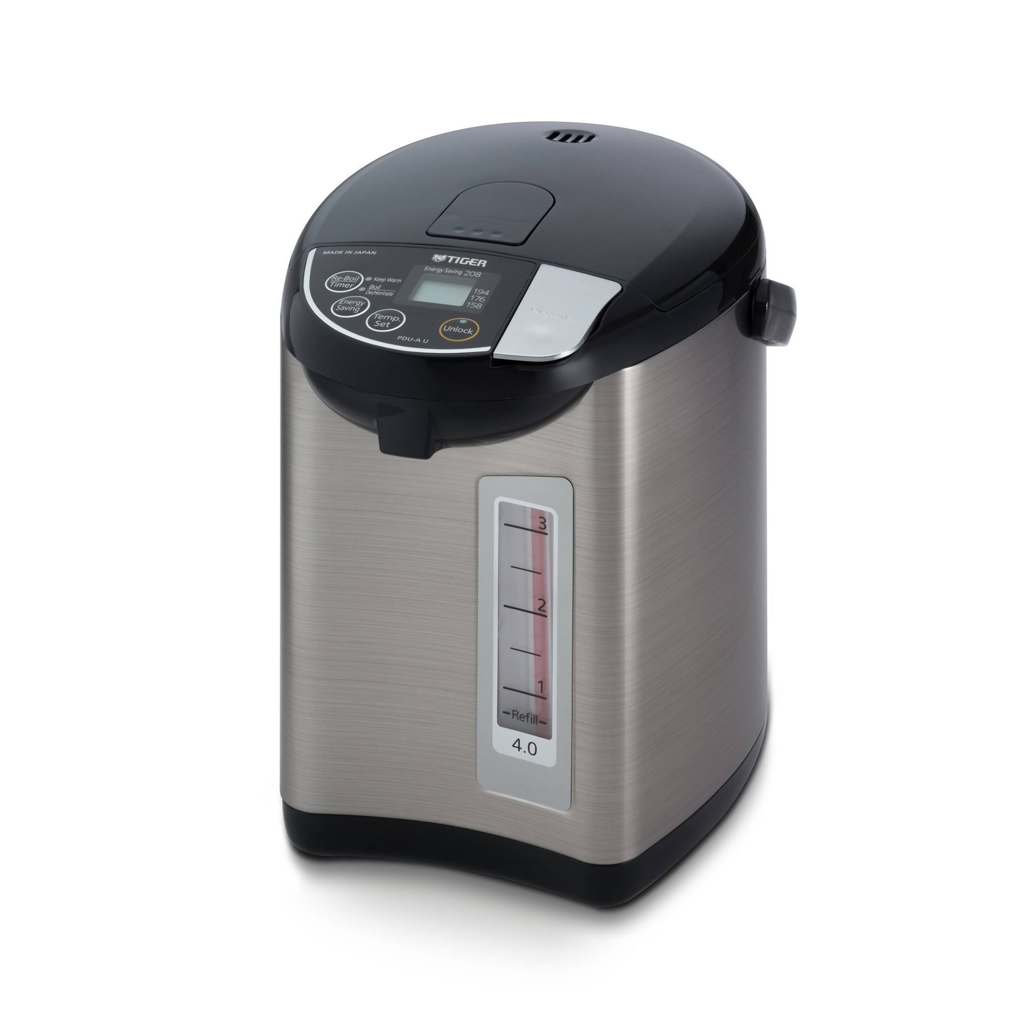 Tiger PDU-A40U-K Electric Water Boiler and Warmer Stainless Black 4.0-AUNLGG_DECY
