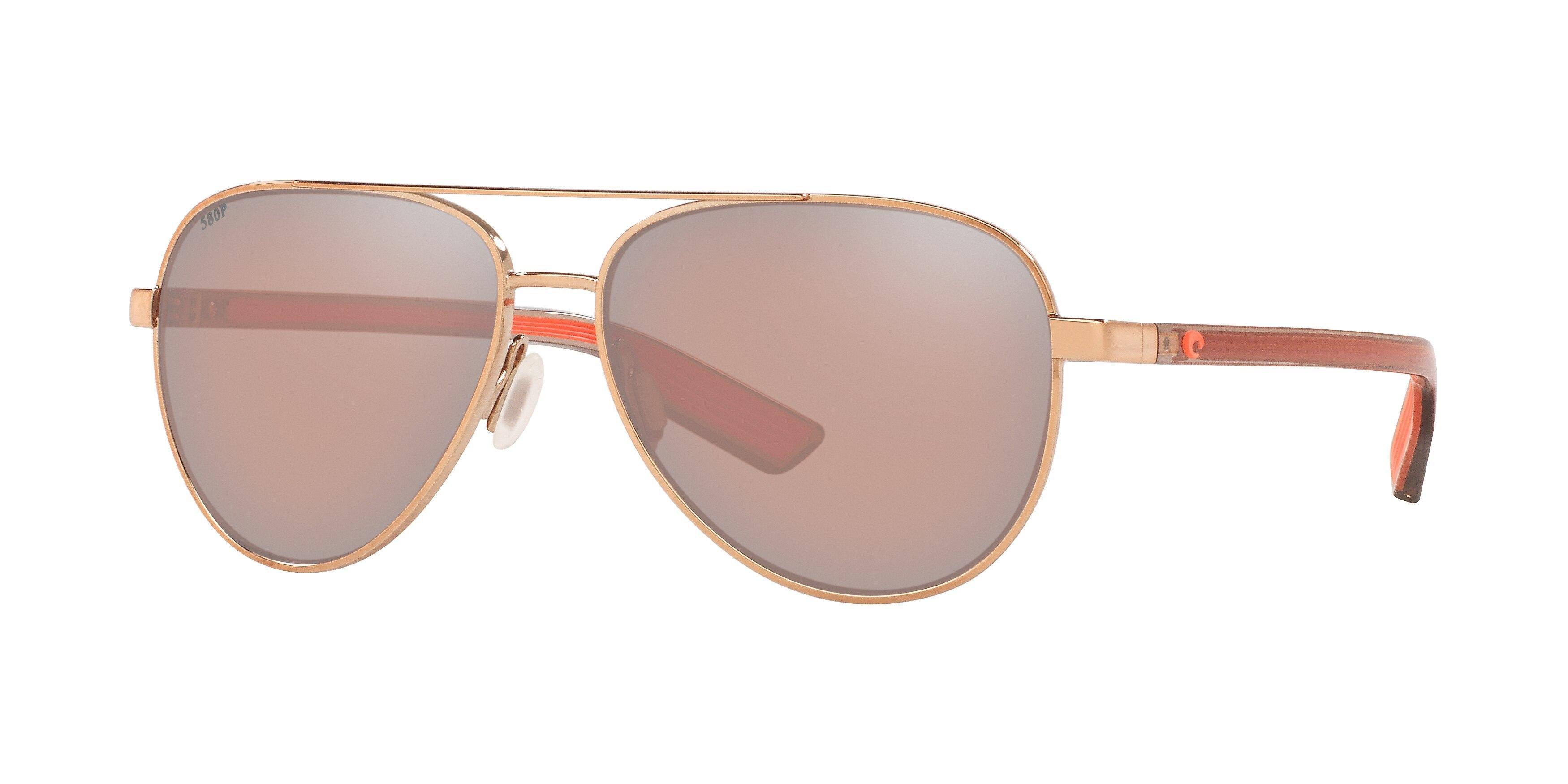 Costa Del Mar Peli Shiny Rose Gold / Copper Silver Mirror NNFI89_5ALW