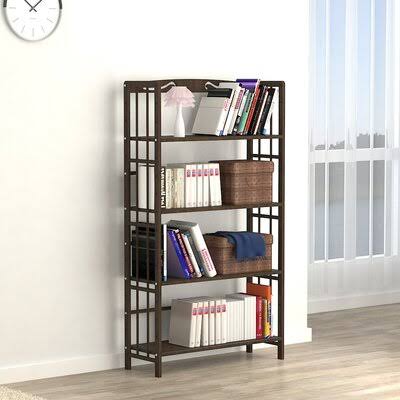 Aguilera Solid Wood Standard Bookcase Andover Mills Size: (4 Shelves) 49  MMG44A_N20Z
