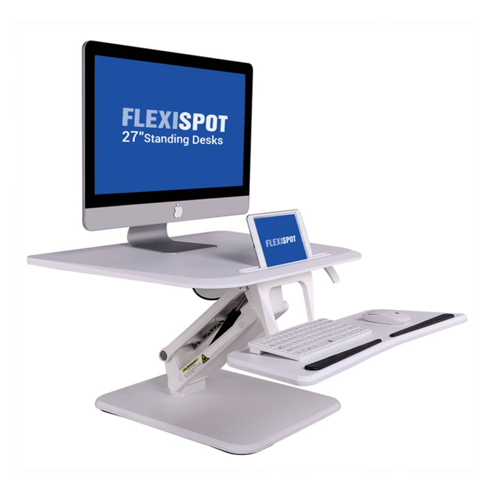 FlexiSpot Desktop Standing Desk White - CompactRiser M5W BCYA1S_QJYE
