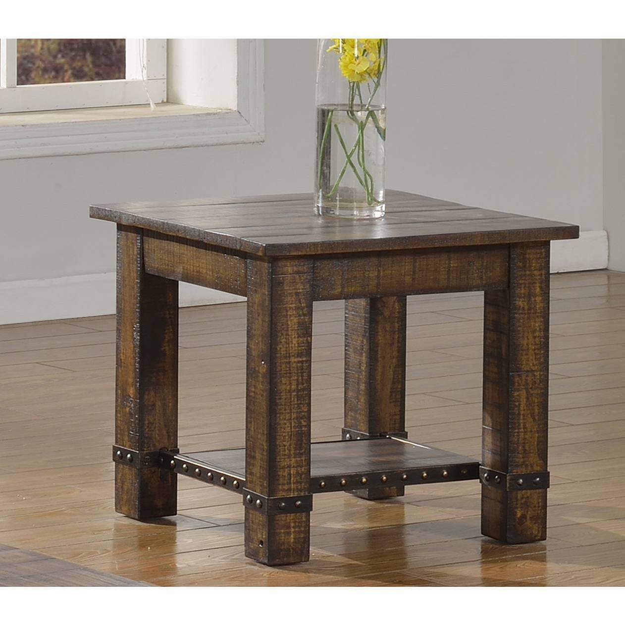 Best Master Furniture Pecan Walnut End FVTCDA_S2HF