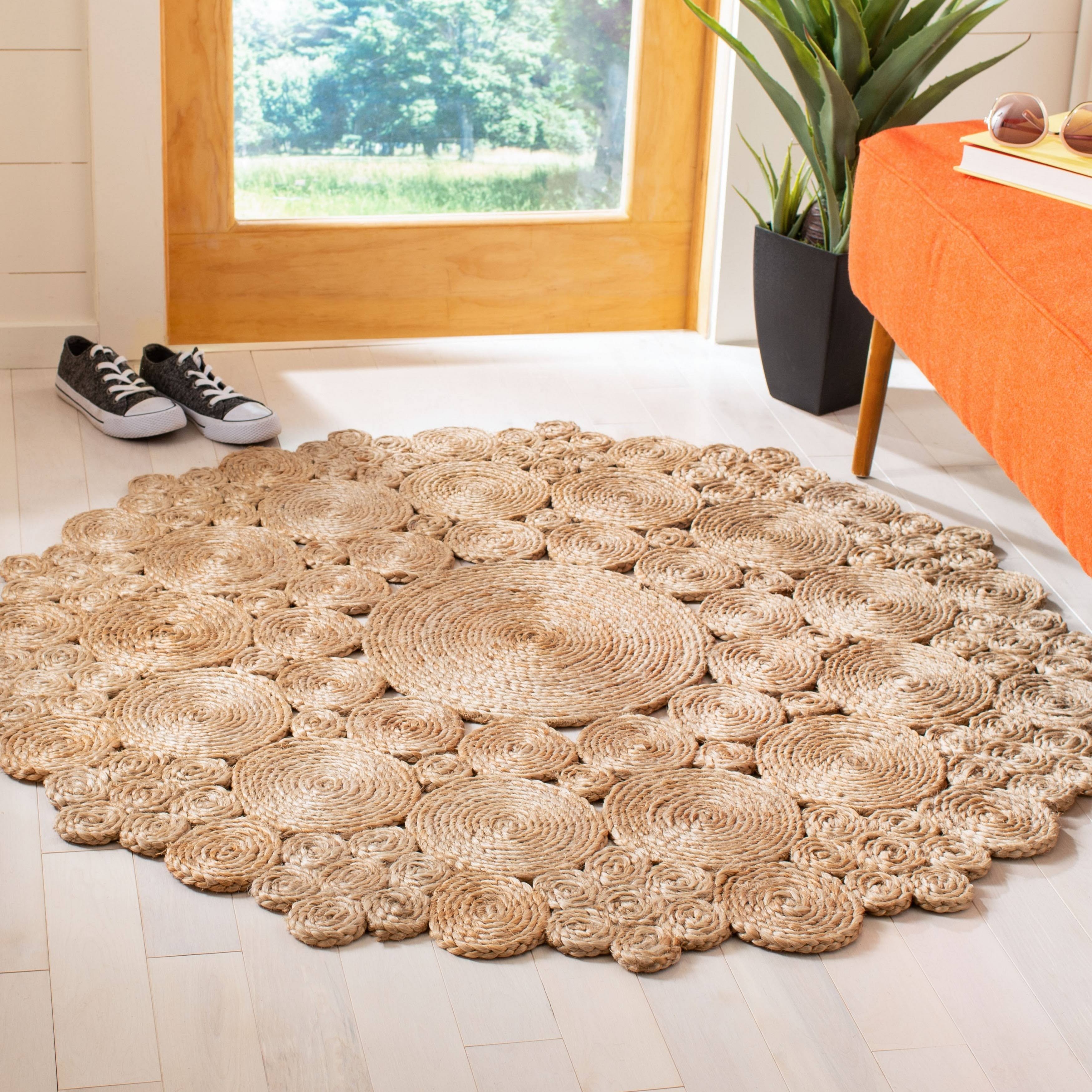 Safavieh Handmade Natural Fiber Meleri Casual Jute Rug - 9' x 9' RSQZUP_1ZMV