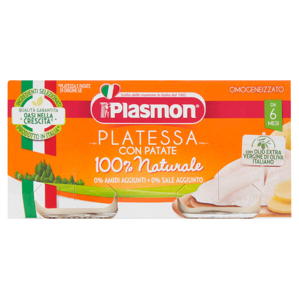Plasmon Platessa Con Patate Omogeneizzato 2 x 80 P87BJP_N68F