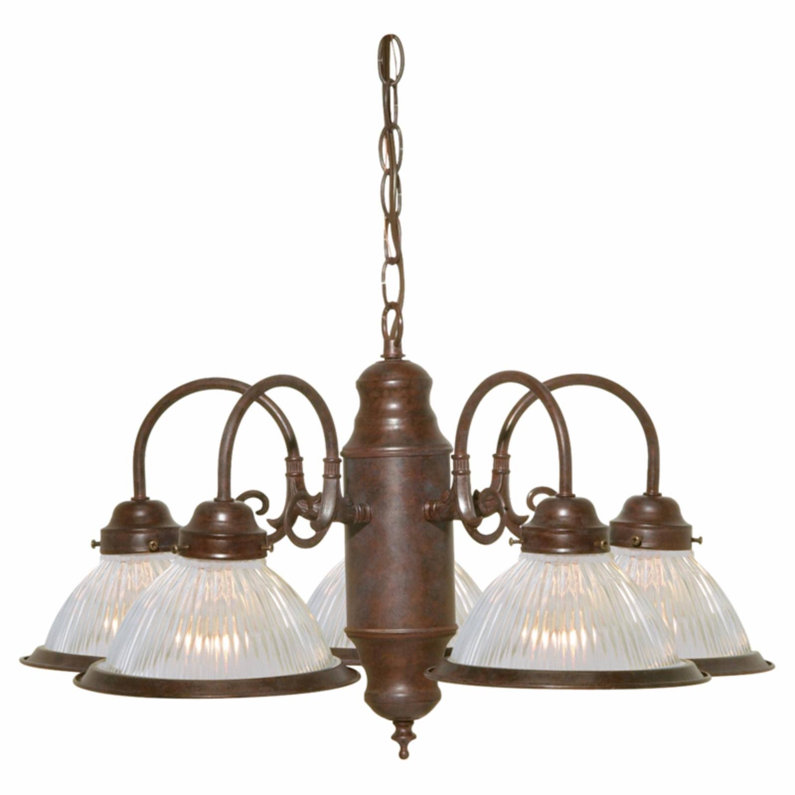 Nuvo Lighting Chandelier Old Bronze 5 V4URCT_ILCT