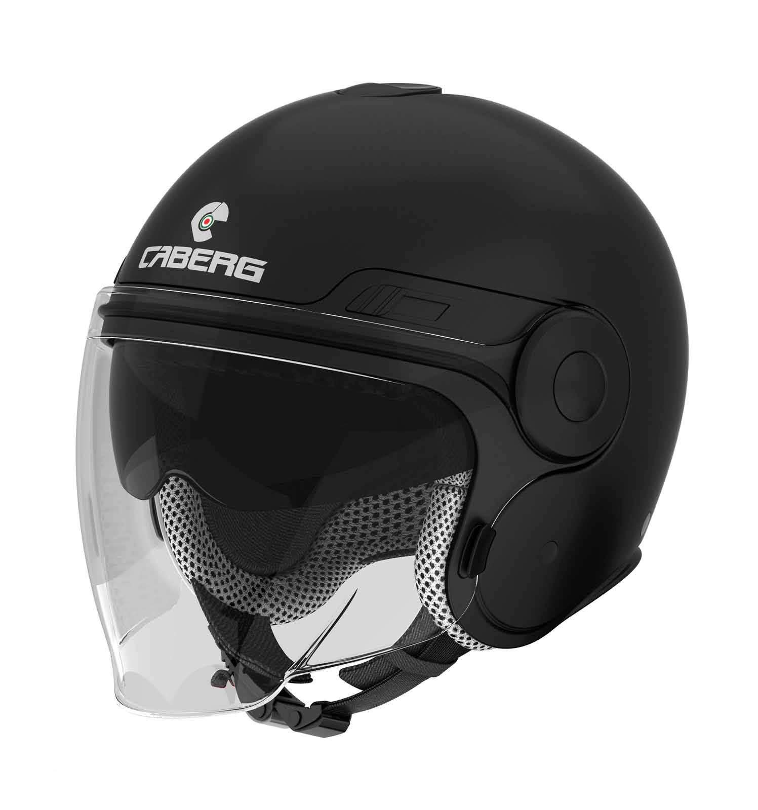 Caberg Jet Uptown Jet Helmet - Matt Black - KELYJM_OHTZ