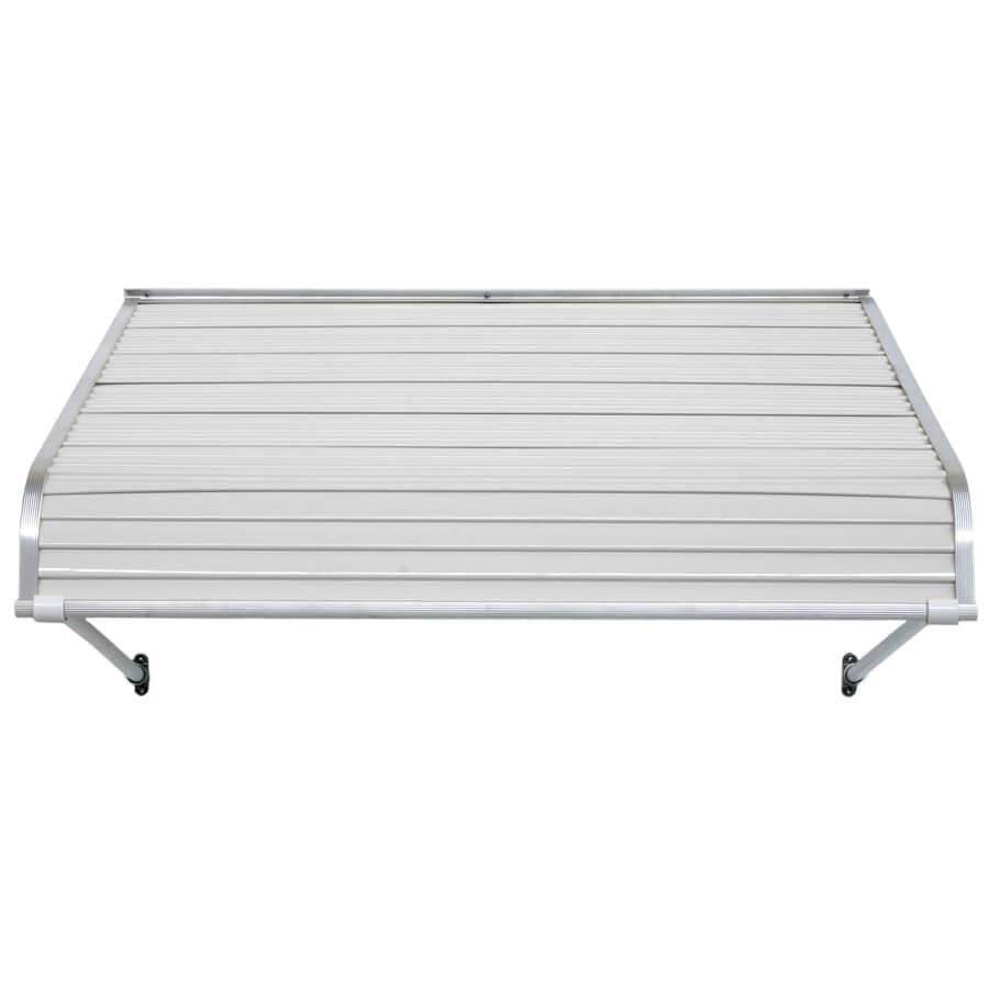 NuImage Awnings 1100 96-in Wide x 42-in Projection White Solid Fixed Door Awning | IV8J4Z_8JOR