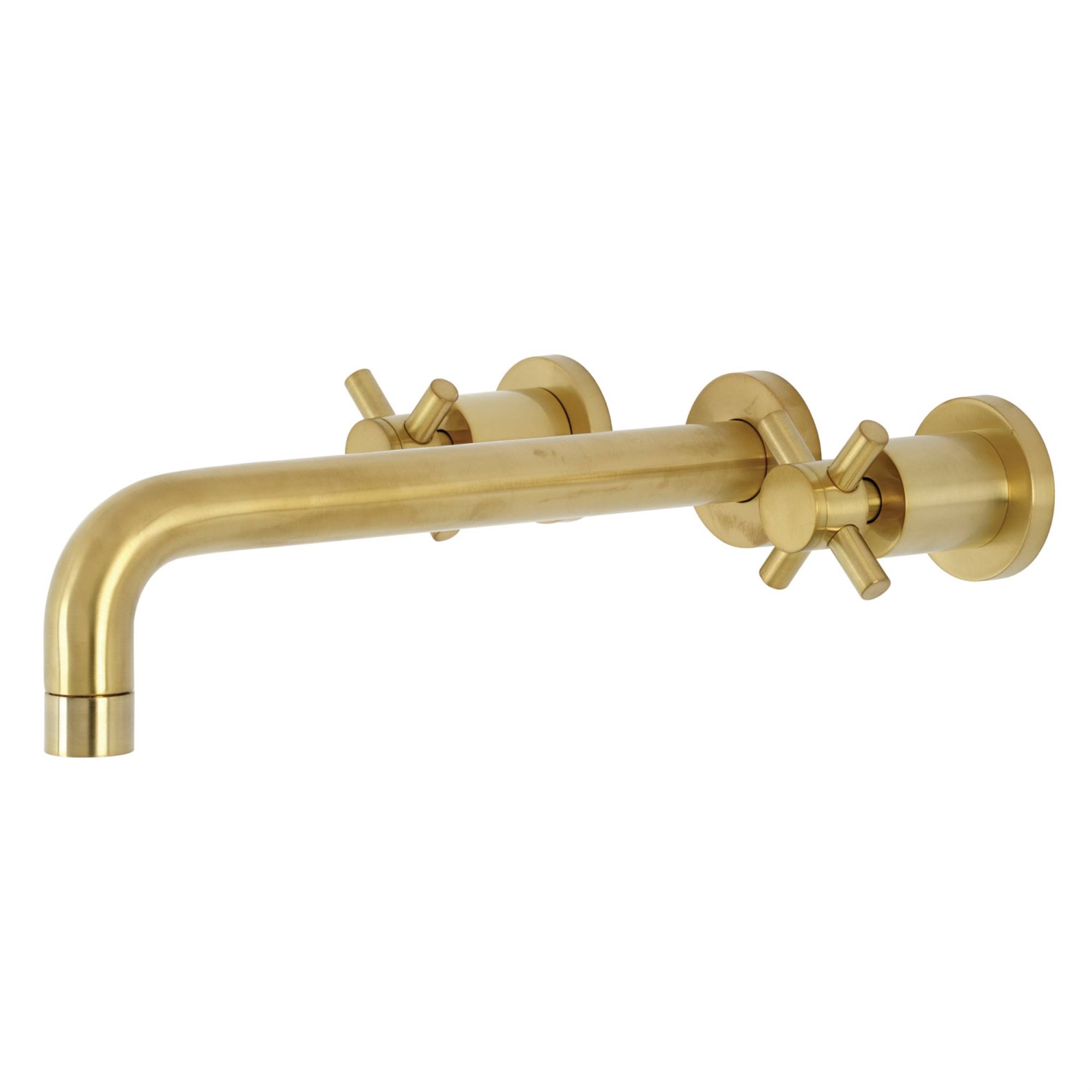 Kingston Brass KS8027DX Concord 2-Handle Wall Mount Roman Tub Faucet Brushed YYYEVY_DEBP Kingston Brass KS8027DX Concord 2-Handle Wall Mount Roman Tub Faucet Brushed YYYEVY_DEBP
