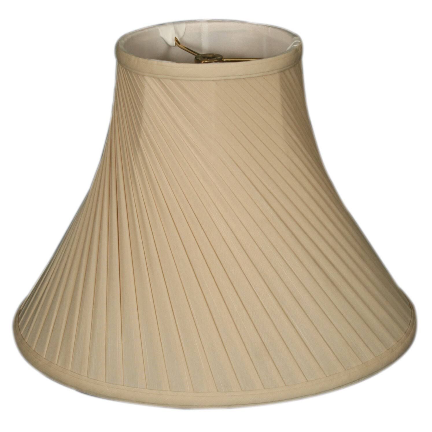Royal Designs Twisted Pleat Basic Lamp Shade White 6 x 12 4GSTUT_BKAF