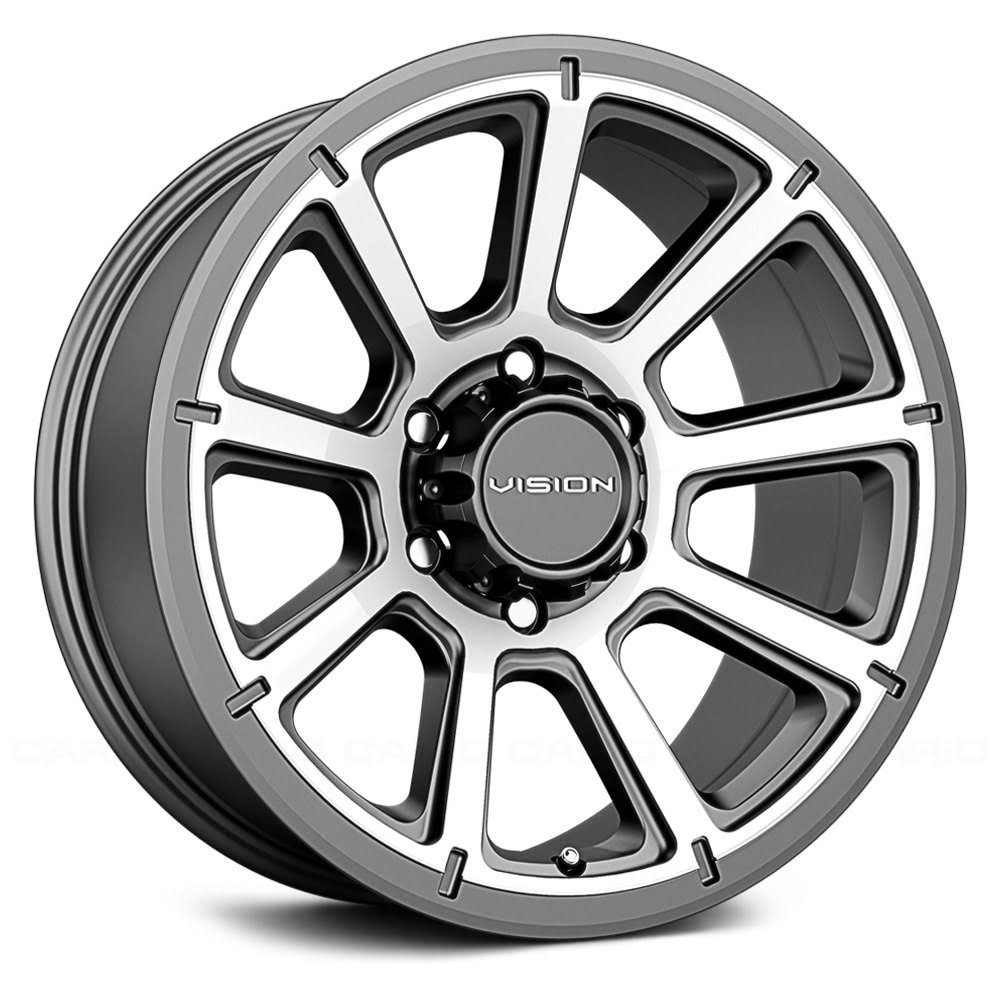 Vision Turbine Gunmetal Machined Face Wheel 17x8.5 6x139.7 XDRWUK_EEYB