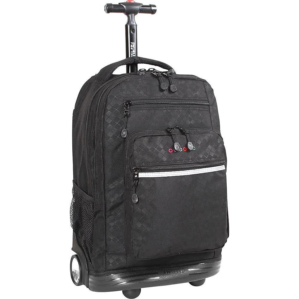 J World New York Sundance Rolling Backpack Argyle ZH4DI5_U63A