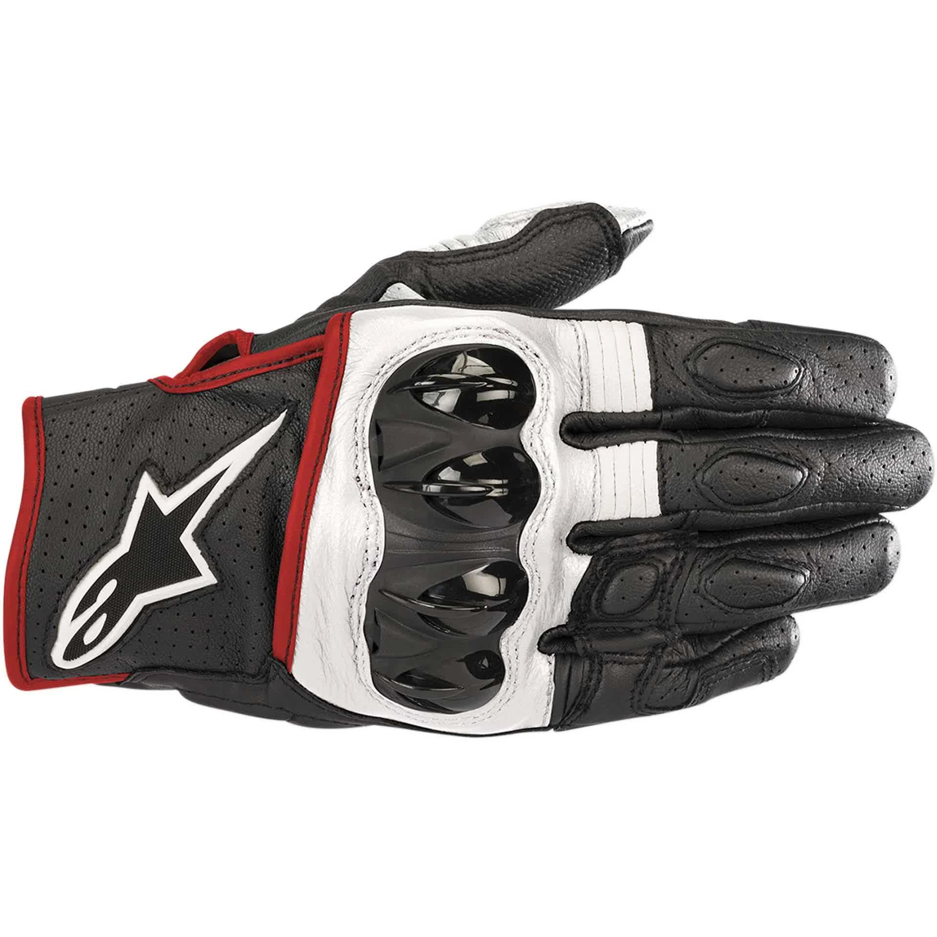 Alpinestars Celer V2 Gloves Black White Red AHB2YN_JHQG