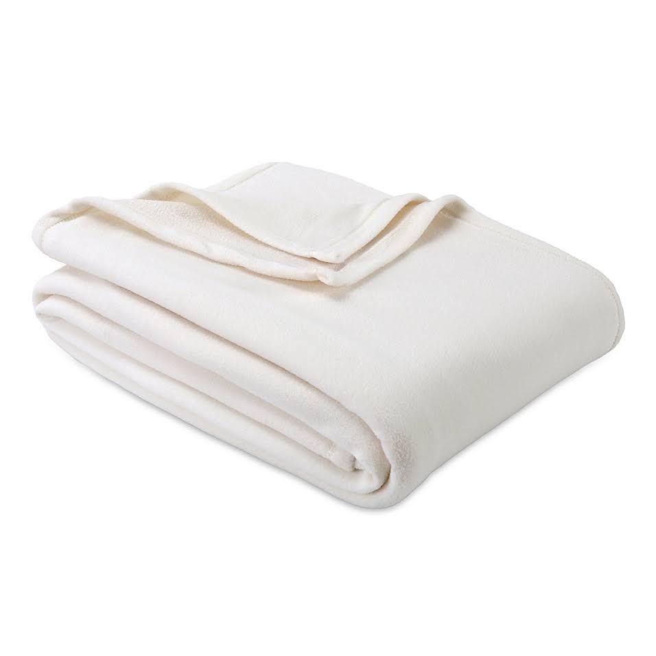 Simply Essential Microfleece King Blanket in Cream - AMY09A_DZ0J