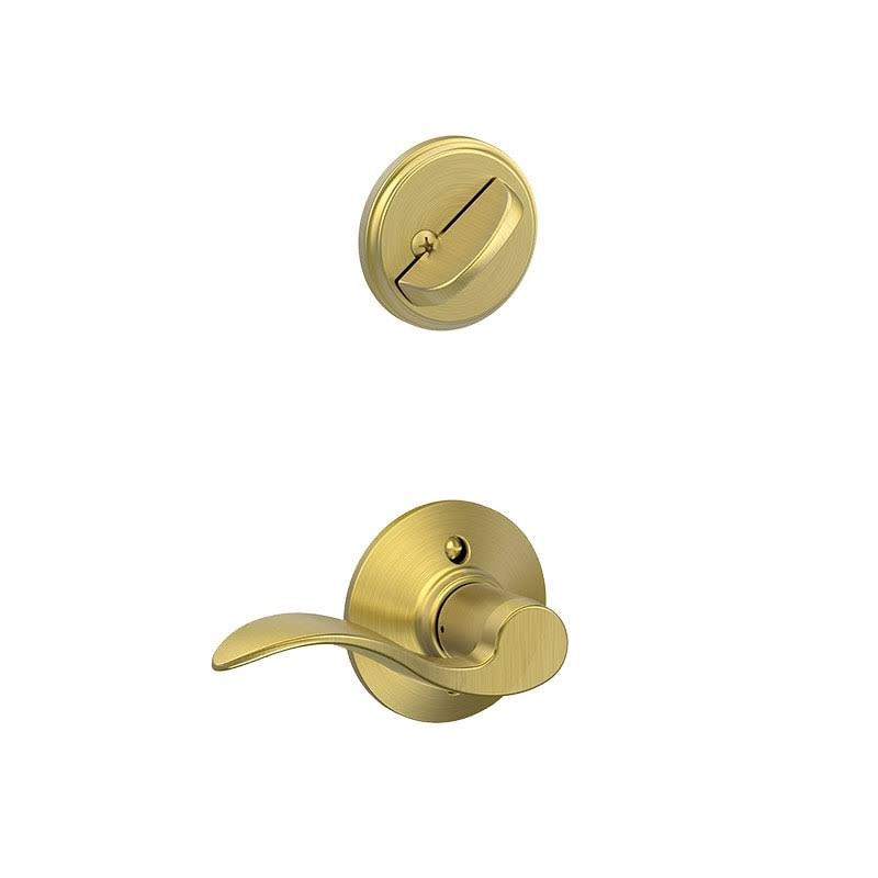 Schlage F59-ACC-RH Accent Right Handed Single Cylinder Interior Pack Satin 7D2ETW_YEN5