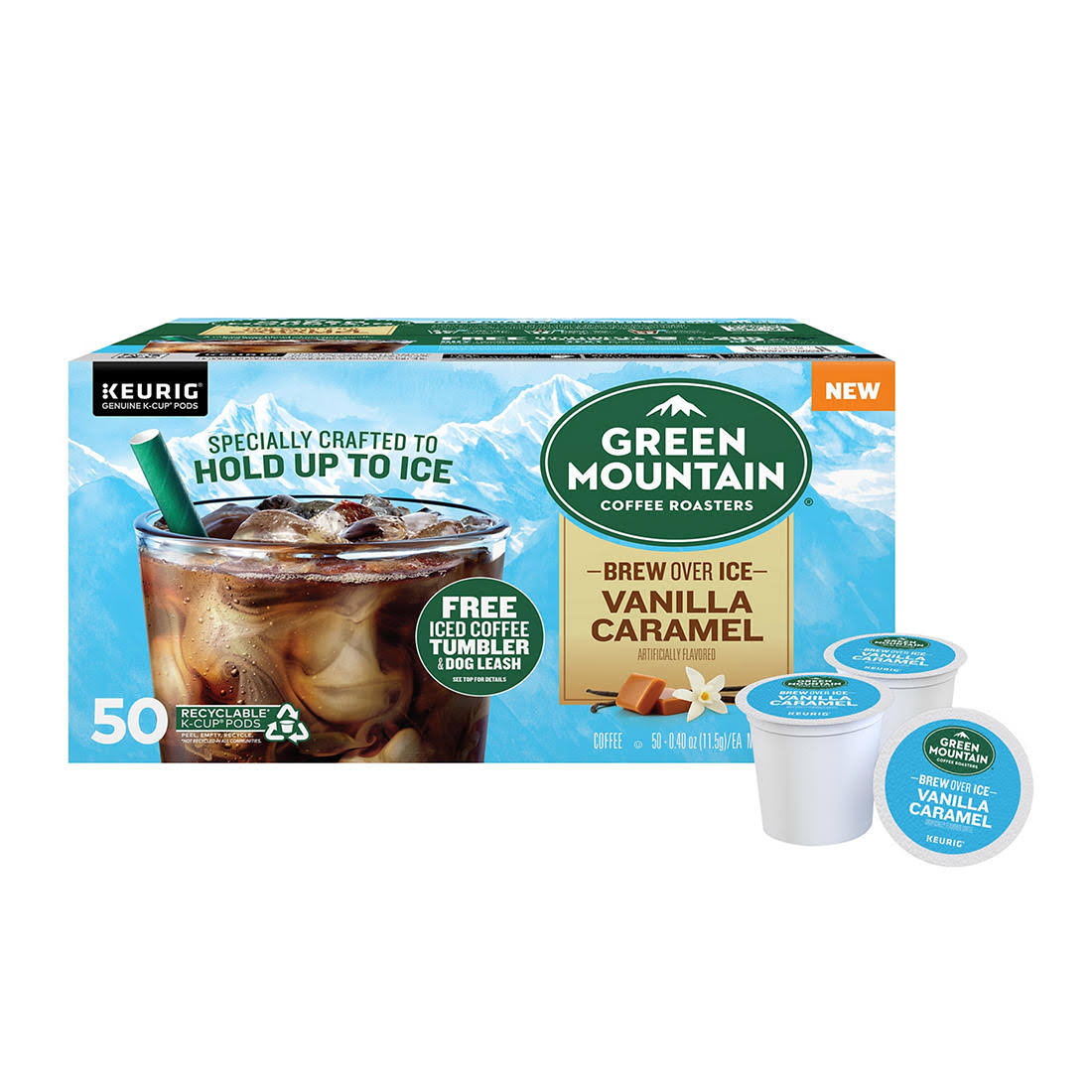 Green Mountain Coffee Roasters Vanilla Caramel Ice Coffee K-Cup Pods - 0.4 PFXWGK_RCSG