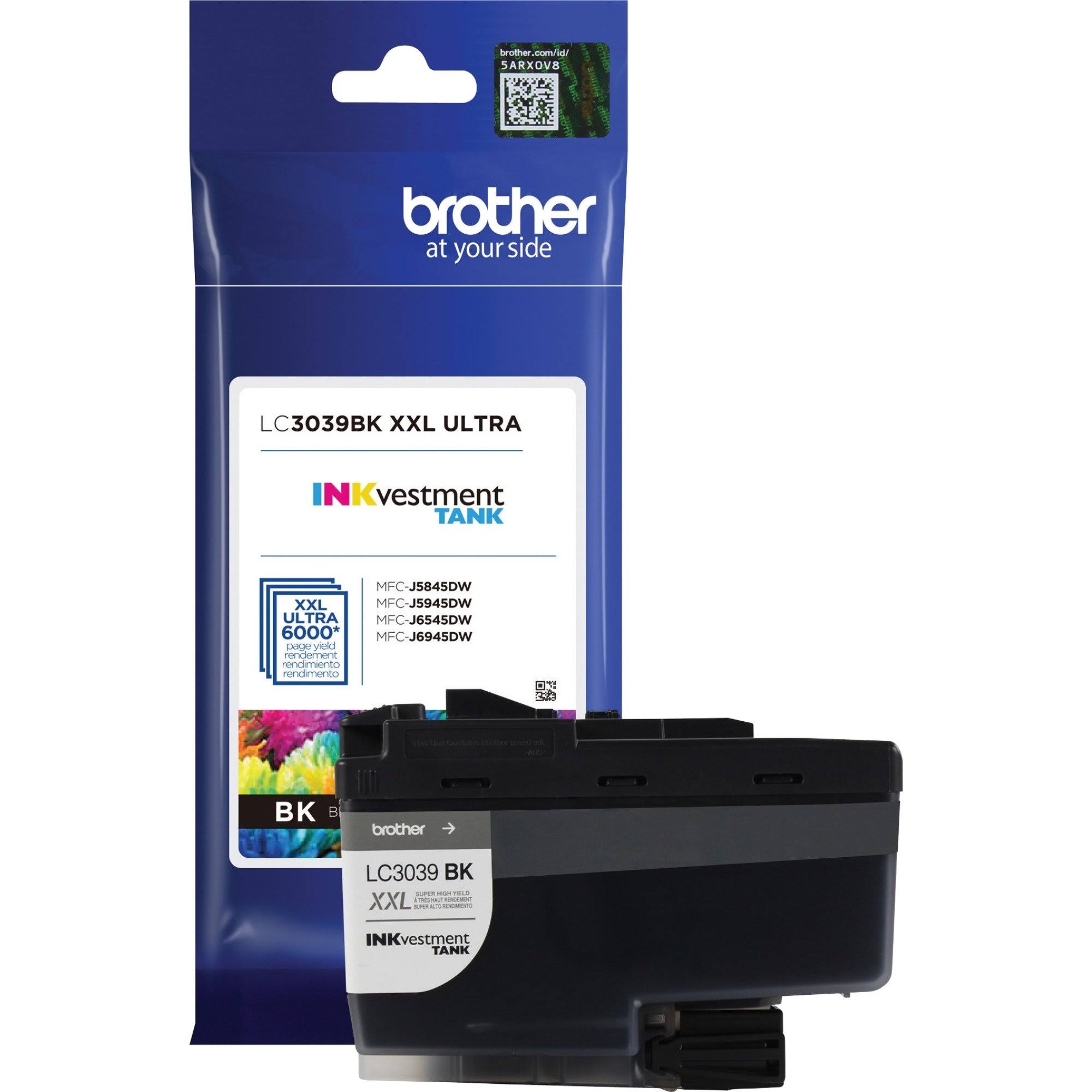Brother LC3039BK Ultra High Yield INKvestment Ink Cartridge - F51EV6_YLCA