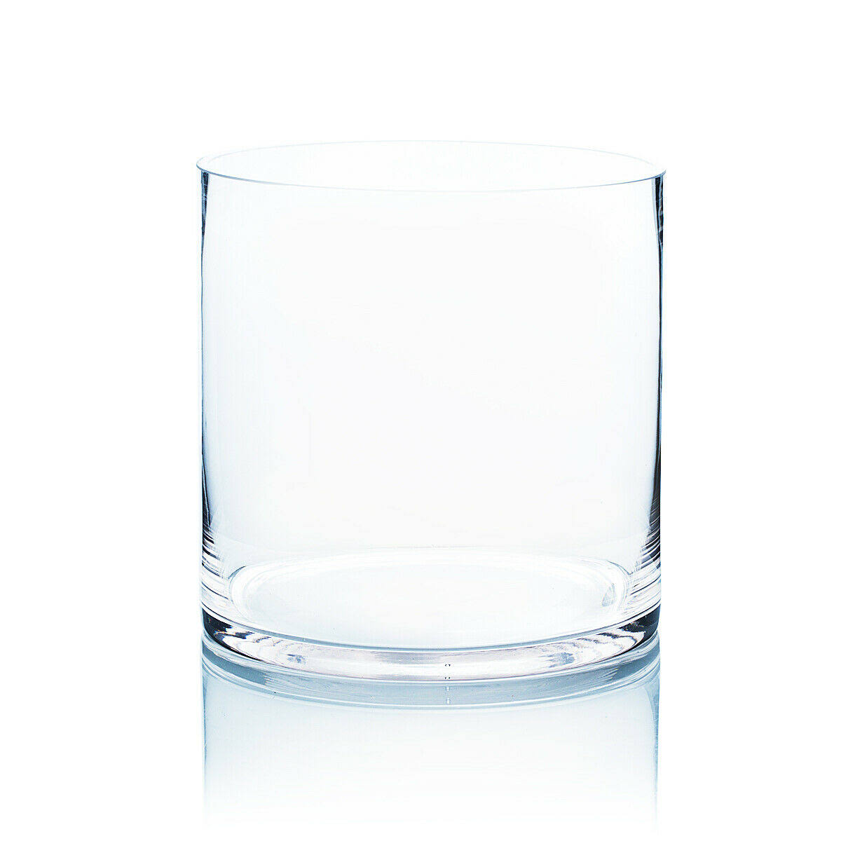 WGV Internatonal Clear Glass 8-Inch x 8-Inch Cylinder BAZVHO_VAXX