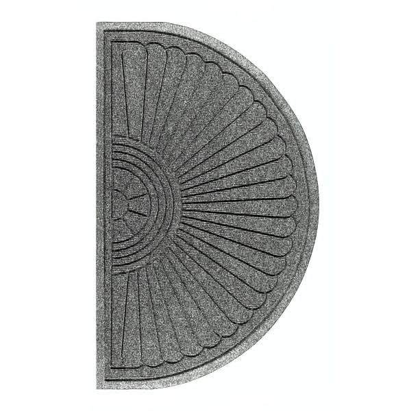 The Andersen Company Waterhog Eco Grand Premier Half Oval Floor Mat 48in. x 27 5/8in. Gray RTTEY6_RIWE
