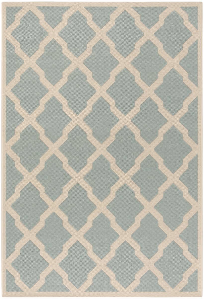 Safavieh Linden LND122K Aqua/Cream 8' x 10' Area JWCCSD_DBIM