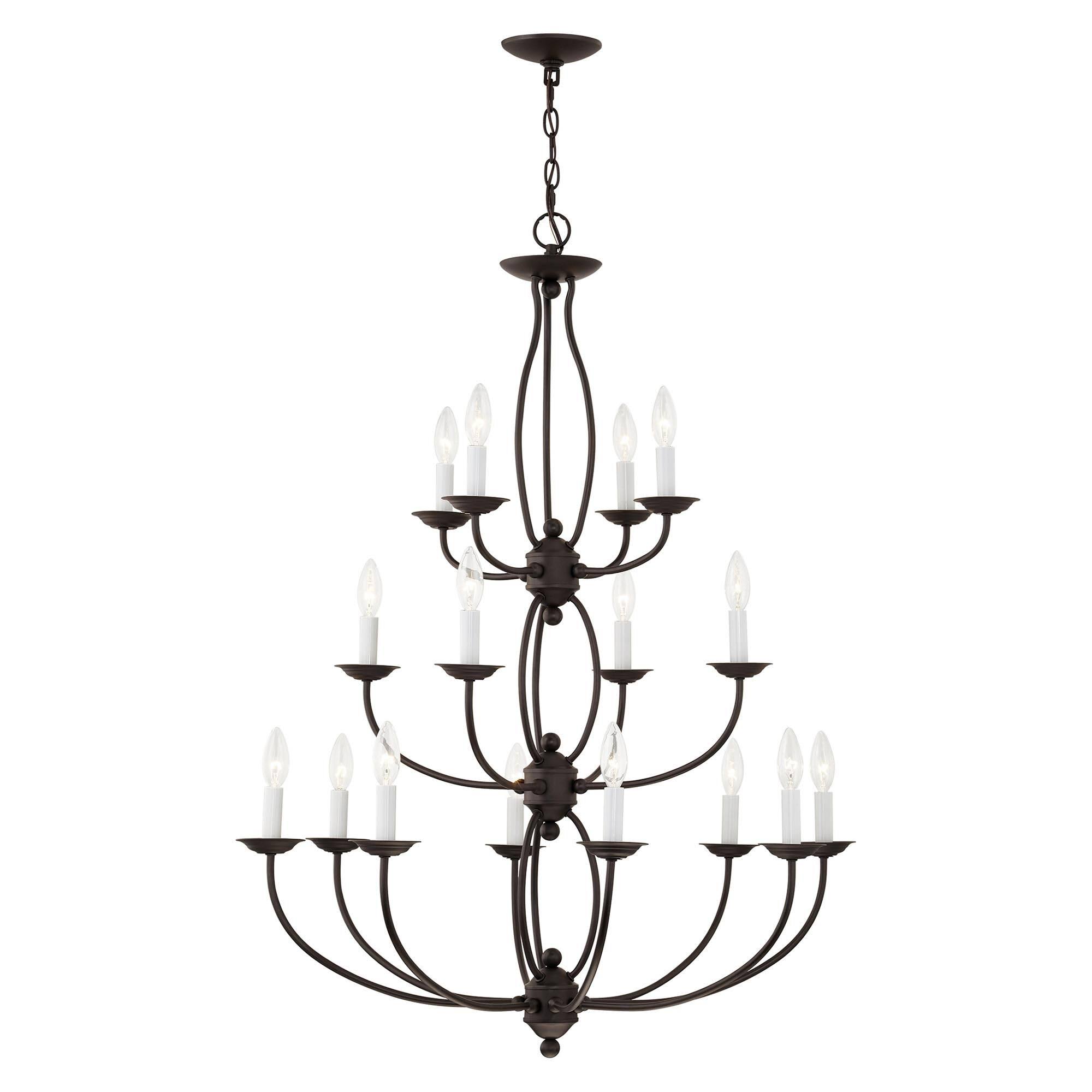 Livex Lighting - 4160-07 - 16 Light Chandelier - Home Basics - 8KWMYC_PHKE