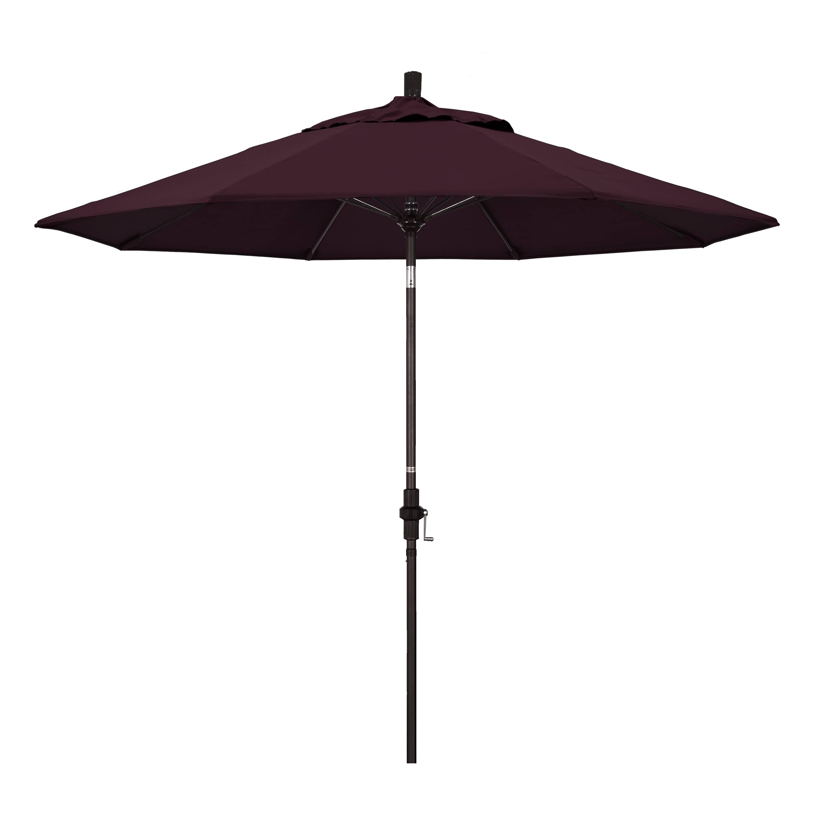 California Umbrella 9' Fiberglass Market Umbrella Collar Tilt Bronze/Pacifica/EQPYOG_ETPZ
