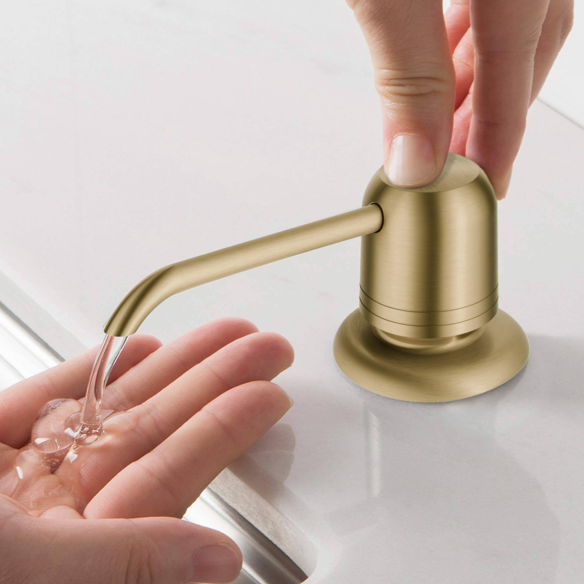 Kraus KSD-32BG Kitchen Soap Dispenser in Brushed JVDUC5_R4YC